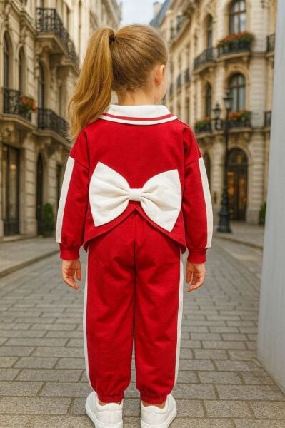 Hello kitty çantalı takım kırmızı