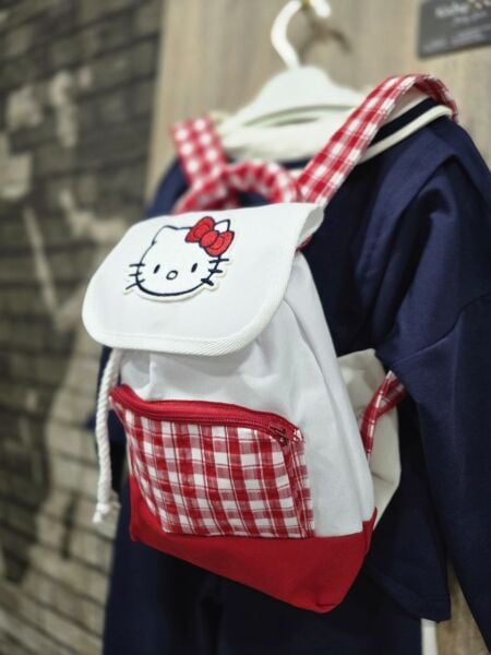 Hello kitty çantalı takım kırmızı