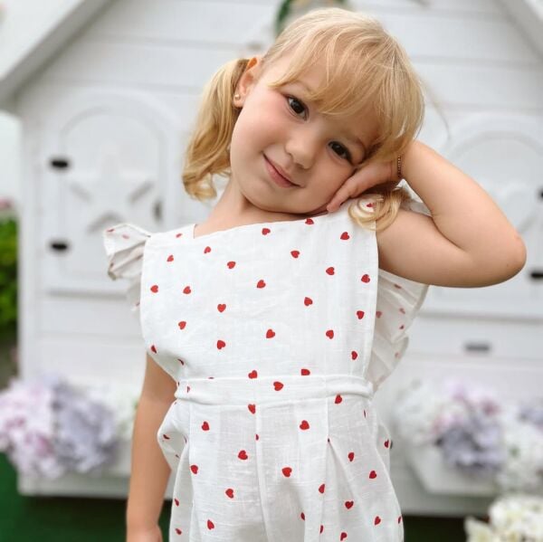 Kalpli müslin&keten tulum