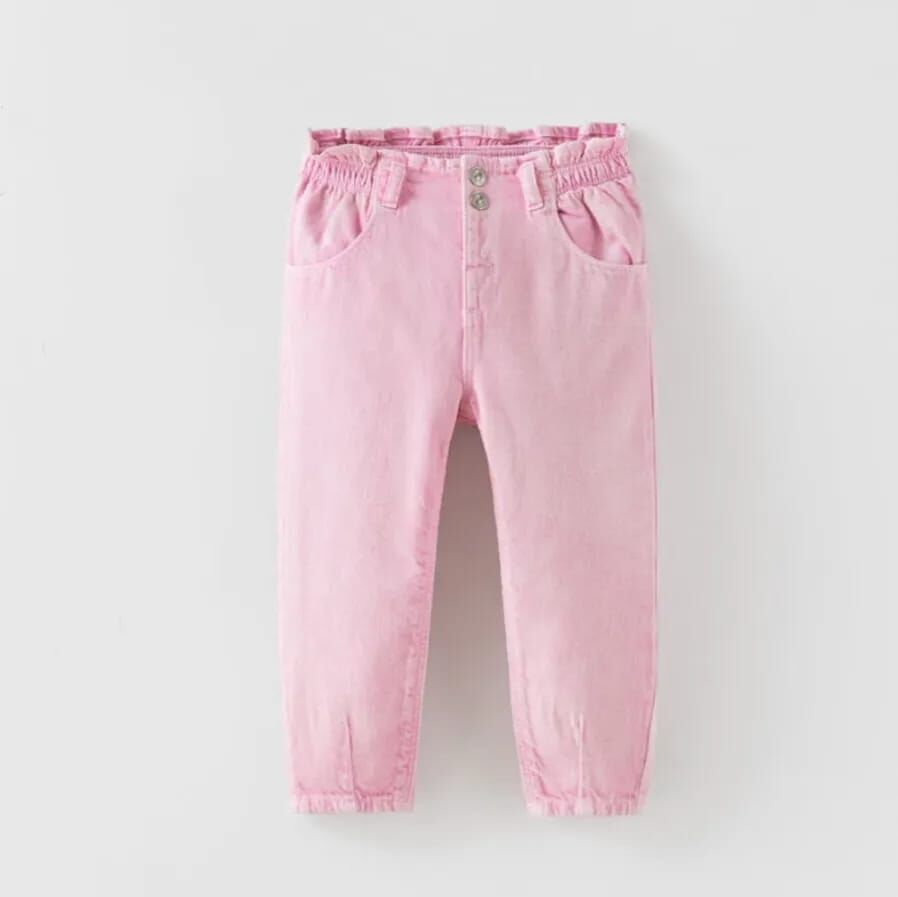Pembe denim Jean