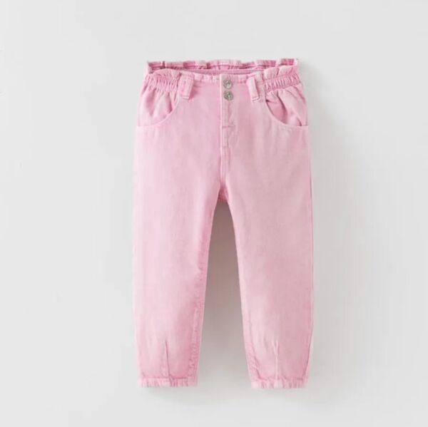 Pembe denim Jean